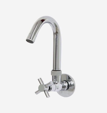 Gold Bell Crosa 2cm Brass Wall Mount Basin